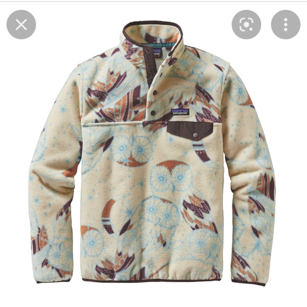 Patagonia Owl synchilla snap t xs